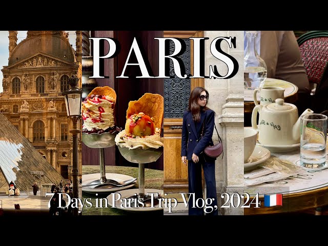 Paris Trip Vlog 2024🇫🇷 BEST Things to do! Trendy shops, Cafe, Flea Market, Museum | Full ver.