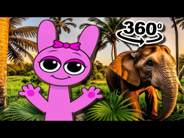 Find Pinki Incredibox Sprunki  in 360° VR  Animation