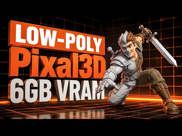 Generate Low Poly Characters on Only 6GB VRAM! (Free & Local)