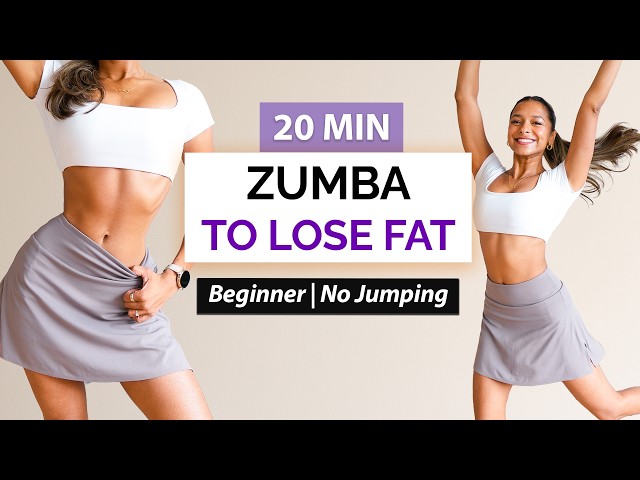20 MIN ZUMBA DANCE WORKOUT FOR WEIGHT LOSS - Full Body Fat Burn, No Jumping