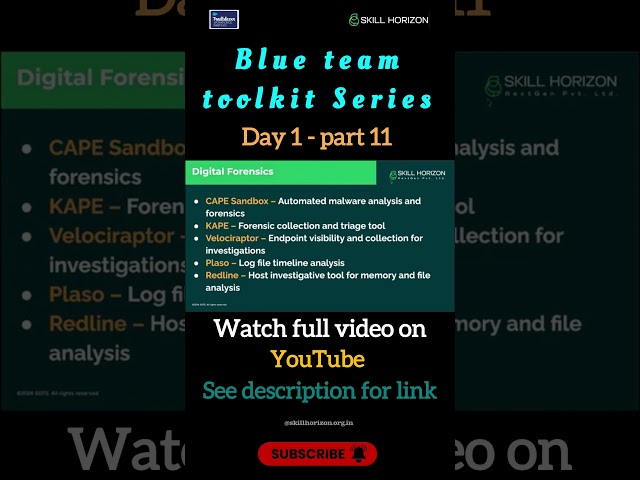 Blue Team ToolKit Series Day 1 - Part 11