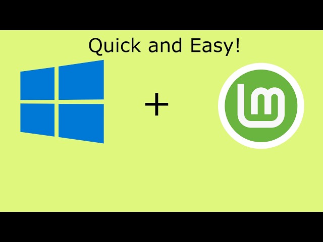 How to install Linux Mint alongside Windows in under 15 minutes! Quick and easy!