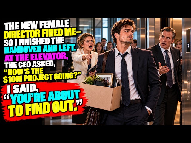 The New Female Director Fired Me—So I Finished the Handover and Left. At the Elevator, the CEO Asked