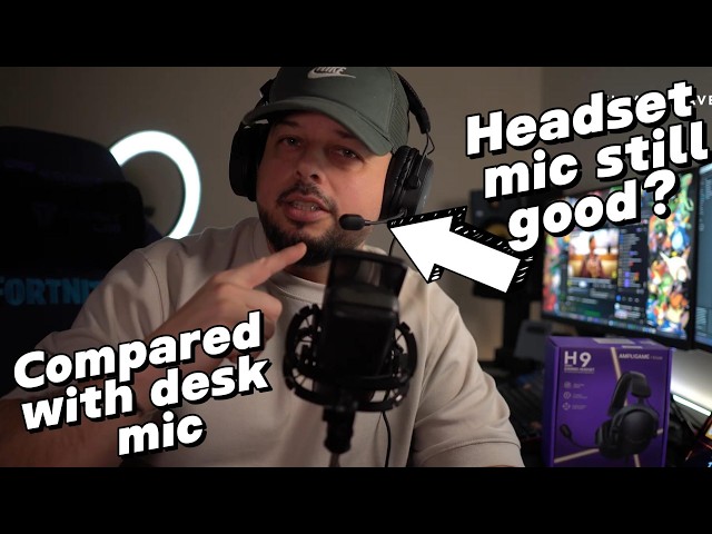 Can A Headset Mic Also Sounds Good? @ayoreygaming  Compare FIFINE H9 Headset to Elgato Wave Mic.