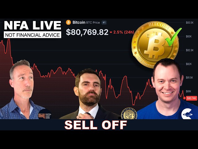NFA LIVE: Bitcoin Breaks $82K Support as Everything Sells Off.