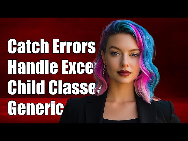 Generic method to catch and handle exceptions thrown in child classes