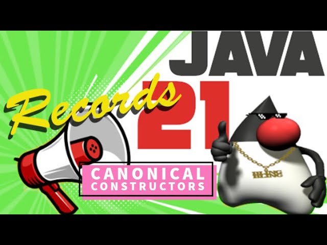 ☕💾 Java record canonical constructor #minilesson