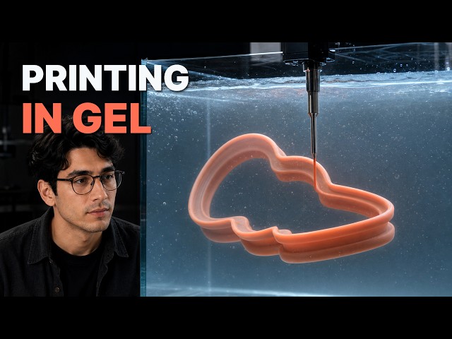 This 3D Printer Draws Objects Inside Gel #3dprinting #silicone #futuretech #manufacturing