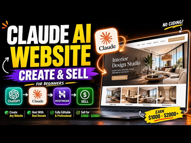 Claude AI Just Changed Website Development Forever | Build & Sell Websites (NO CODE)