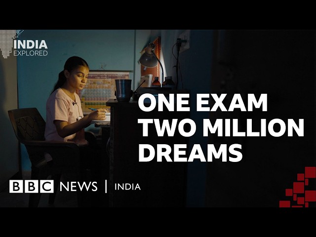 Why millions of Indians sit a controversial exam for the chance to become a doctor | BBC News India