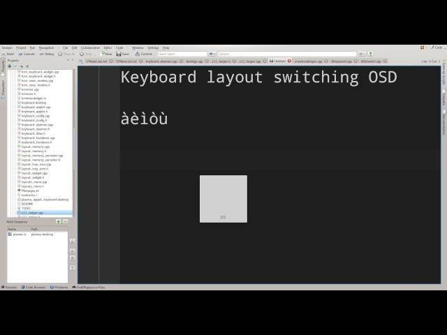 Switching Keyboard Layout OSD
