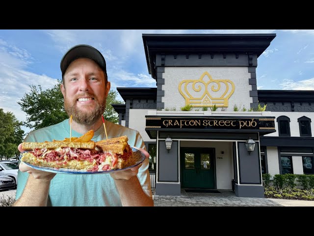 Grafton Street Pub Review | AMAZING Pretzel, Reuben, Shepherd’s Pie, and Dessert!