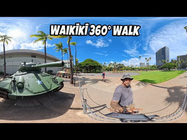 360° Walk in Waikiki – Sheraton to Fort DeRussy Beach & Hale Koa (Beachfront Loop)
