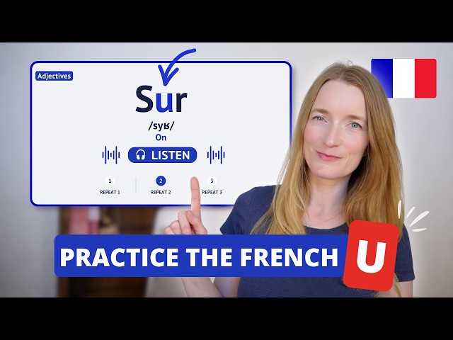 Practice The French U with Me 🇫🇷 Perfect for Beginners & Intermediates!
