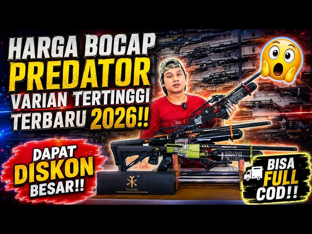 LATEST 2026 TOP VARIANT PCP BOCAP PREDATOR PRICES‼️ READY STOCK AND HUGE DISCOUNTS‼️😱