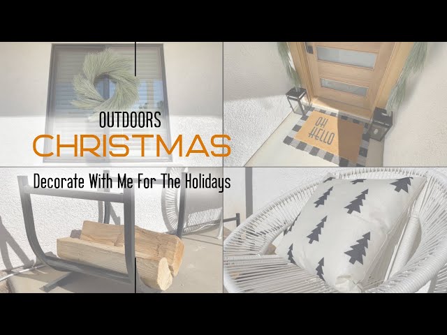 Outdoor CHRISTMAS | Decorate With Me