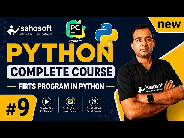 First Program in Python | Python AI based | Complete Python course Series 2026 | Lecture 7
