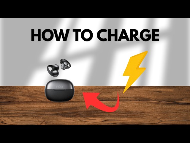 How To Charge Shokz Opendots Air