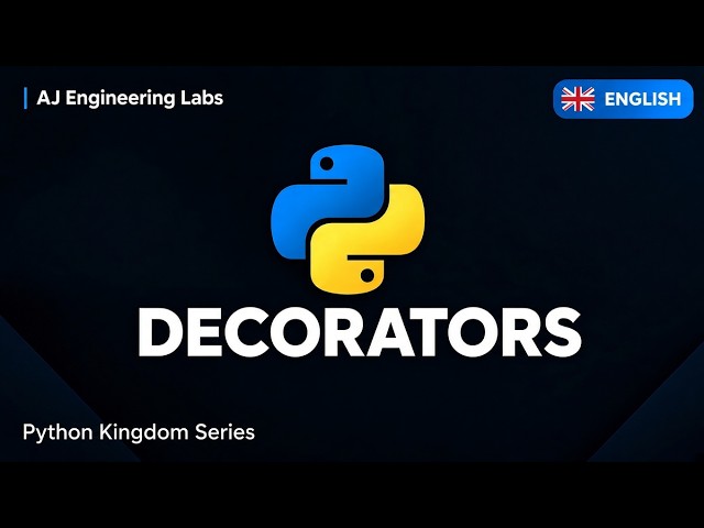 Python Decorators example 1|version english| Working Flow, Execution Order & @ Syntax