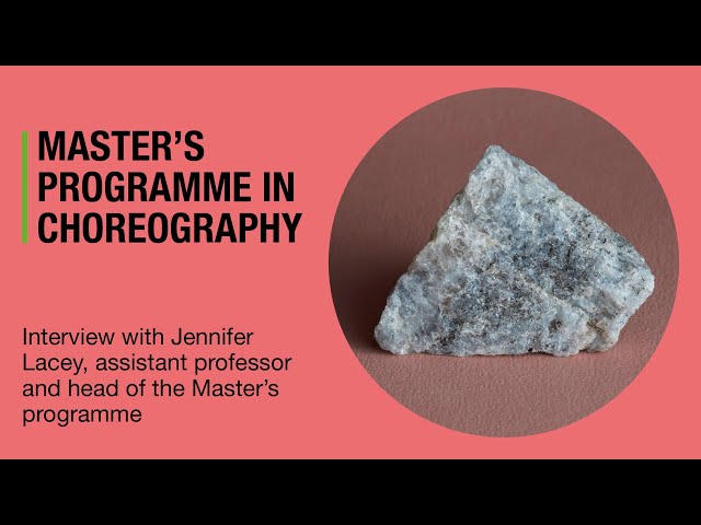 Choreography – Master's Programme