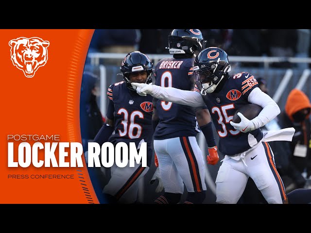 Bears postgame locker room | 2025 Week 15