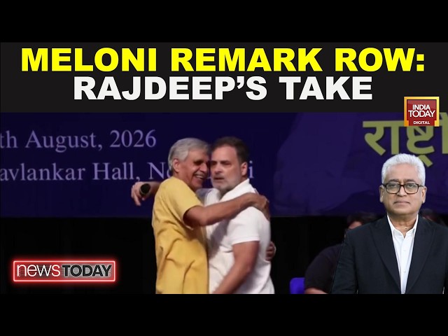 Rajdeep Sardesai’s Take On Meloni Remark Row At Cong Event: ‘Stop Nudge-Nudge, Wink-Wink Politics’