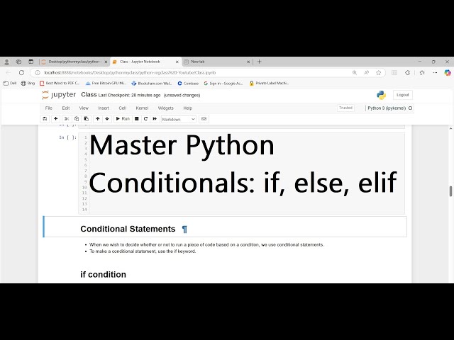 Python Class 18: Mastering Conditional Statements – if, if-else, elif, Nested if-else Explained