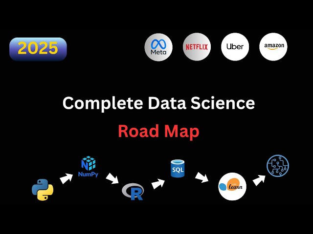 Master Data Science in 2025 (Full Roadmap + Free Resources) 🔥