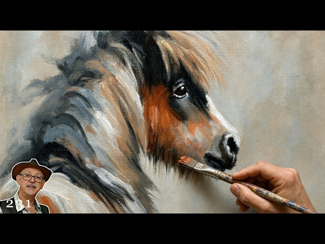 MAKE ACRYLICS LOOK LIKE OILS! IMPRESSIONIST Step by Step Tutorial! #acrylicpaintingtutorial