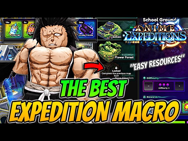 The *BEST* Expeditions Game mode MACRO In Anime Expedition Update 0.5!
