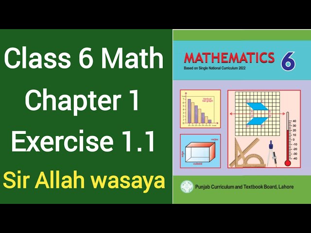 Class 6 Math New Book Chapter 1 Exercise 1.1 | Class 6 Math New Book Unit 1 Exercise 1.1