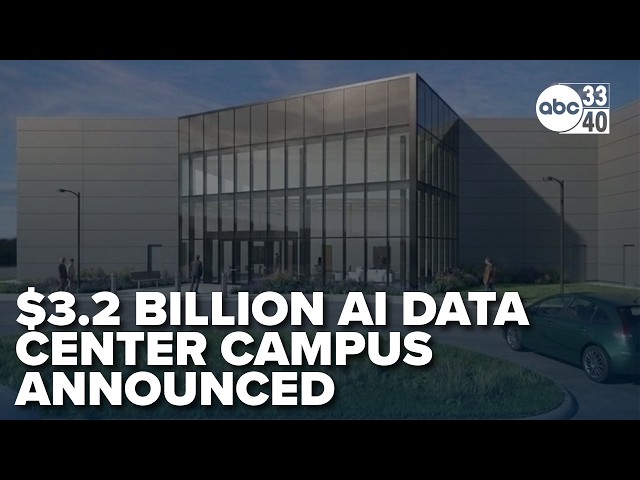 $3.2 Billion AI Data Center Campus Announced in Brookwood