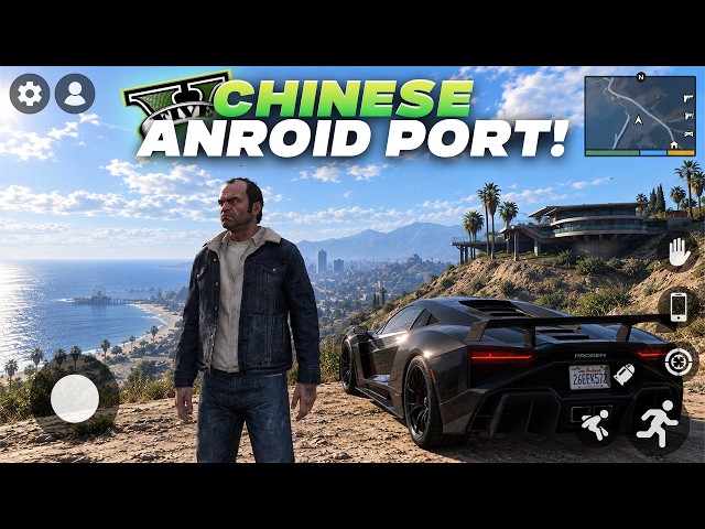 🤯 GTA 5 Android PORT is FINALLY HERE! No Emulator Needed 😱 | 2K Gameplay & FPS Test