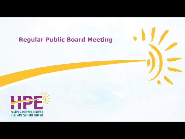 2026 September 28, Regular Public Board Meeting