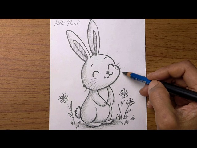 How to Draw a Rabbit Step by Step | Easy Pencil Sketch