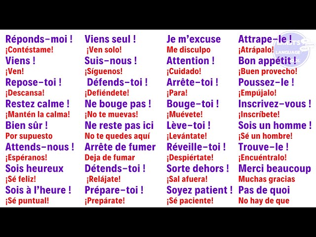 🧠 Memoriza estas 200 frases en Francés para Conversar