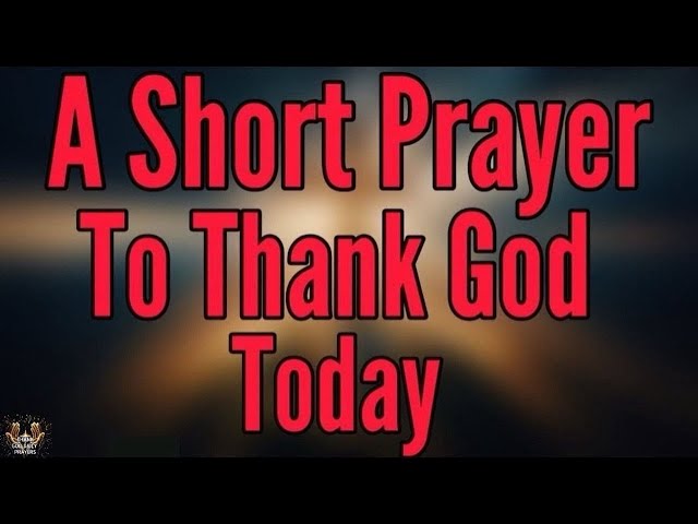 Lord, Thank You For Everything You Have Done for Me