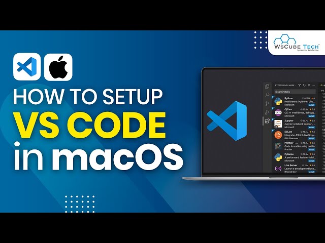 VS CODE INSTALLATION 👉 Download & Install Visual Studio Code on Mac OS