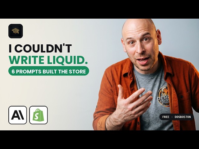 I Couldn't Write Liquid. 6 Prompts Built the Whole Store.