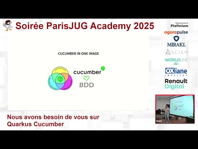 2025/01/14 - ParisJug Academy - Nous avons besoin de vous sur Quarkus Cucumber