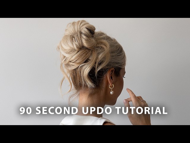 TRUCO DE RECOGIDO SENCILLO Y FÁCIL ❤️ Peinado perfecto para novias e invitadas de boda