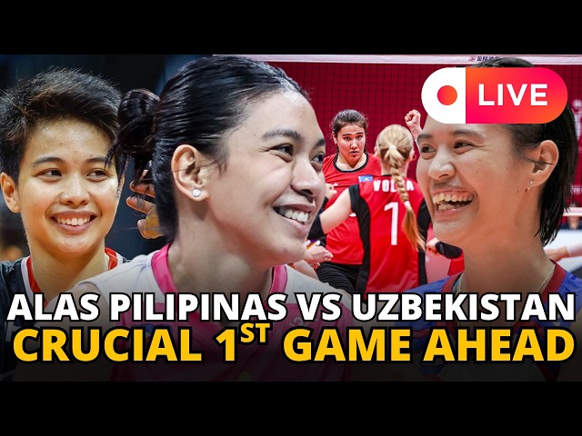 Philippines vs Uzbekistan Live 🔴Alyssa Valdez Team Captain, Solomon NAKAHABOL PA sa 14-woman Roster!