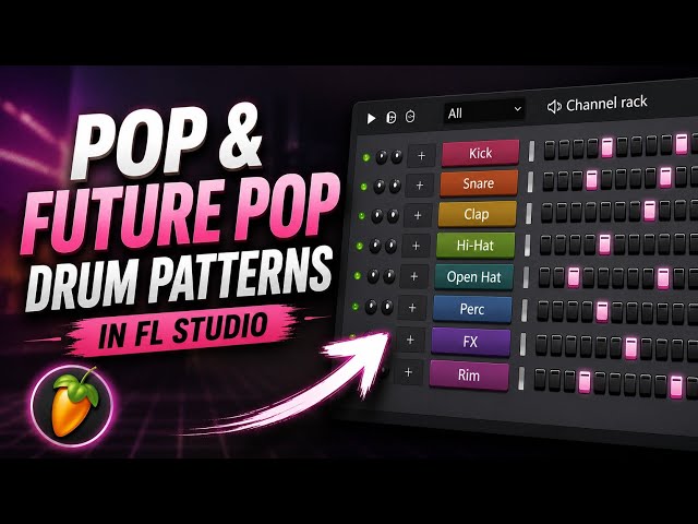 Pop Drum Patterns in FL Studio | Beginner Tutorial