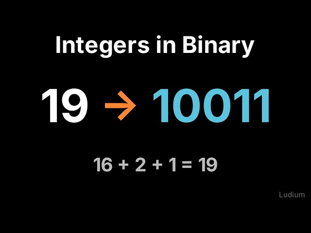 Introduction to CS | 5.1: Converting Integers to Binary (and Negatives)
