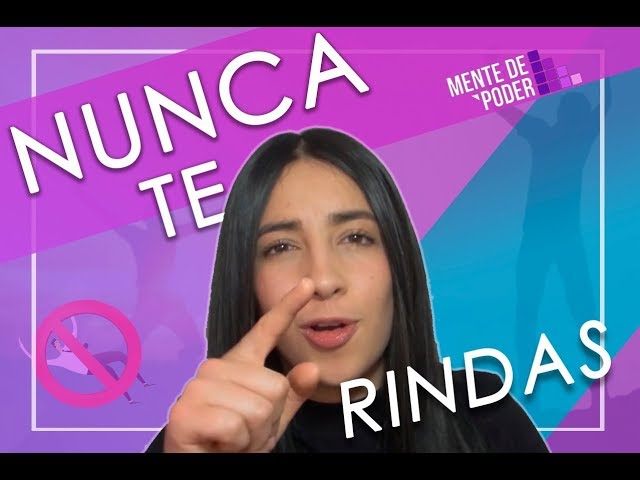 Cuando te quieras RENDIR acuérdate de este VIDEO - Mentedepoder