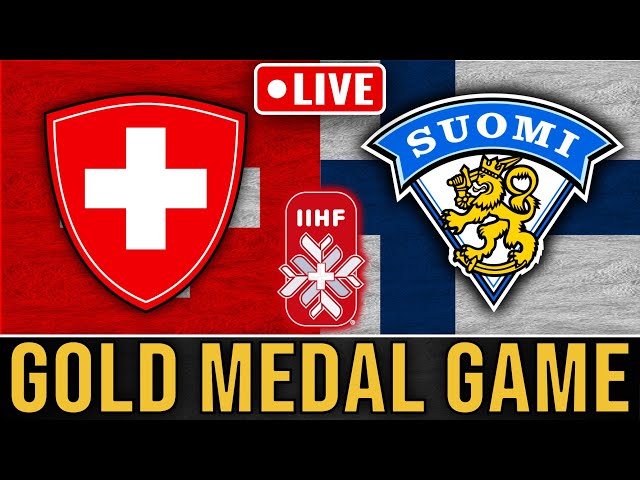 TEAM SWITZERLAND VS TEAM FINLAND IIHF MEN'S WORLD CHAMPIONSHIPS GOLD MEDAL GAME LIVE COMMENTARY!!!