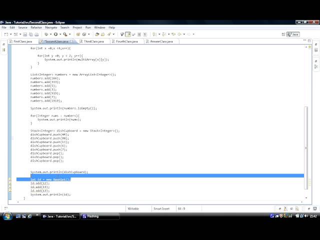 Java programming part 34 Java  Sets