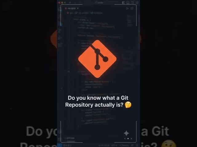 What Is a Git Repository? 🤯 Git vs GitHub Explained in 60 Seconds! #Git #GitHub #coding