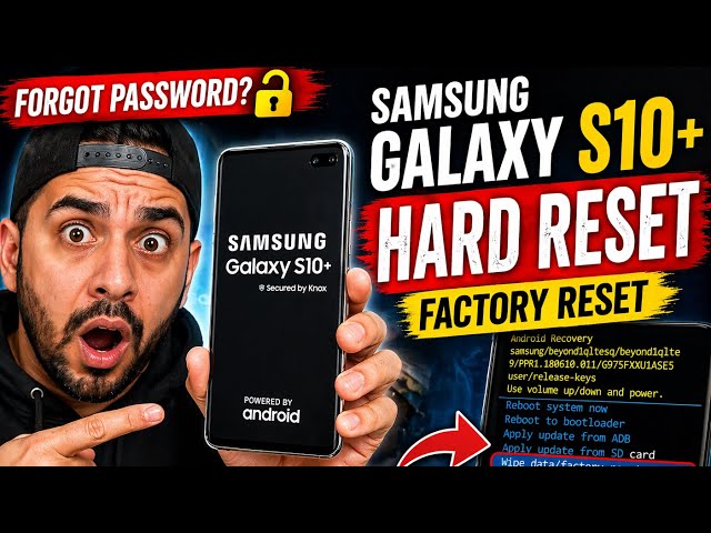     Samsung S10+ Hard Reset in 2 Minutes! 🔥 Step-by-Step