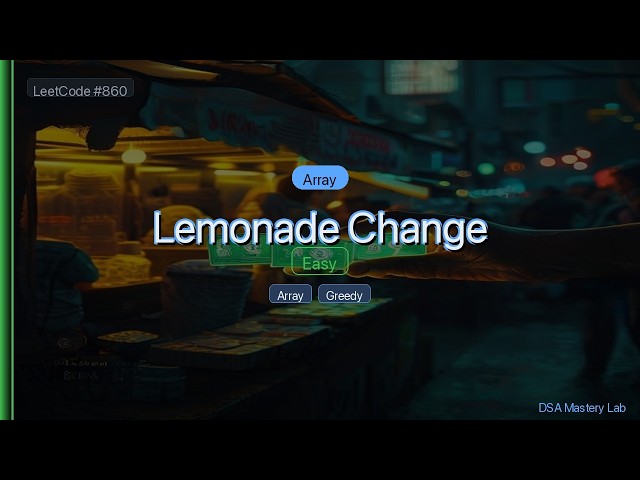 LeetCode 860: Lemonade Change — The Array Scan Trick (C#)